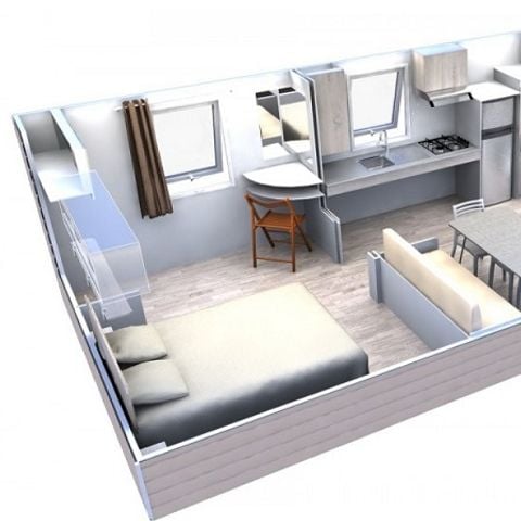 Stacaravan 4 personen - PREMIUM PMR