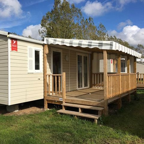 Stacaravan 5 personen - PREMIUM 2 slaapkamers (MH46)