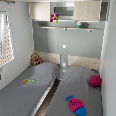 Stacaravan 5 personen - Premium 2 bed 4/5 bed Half overdekt terras