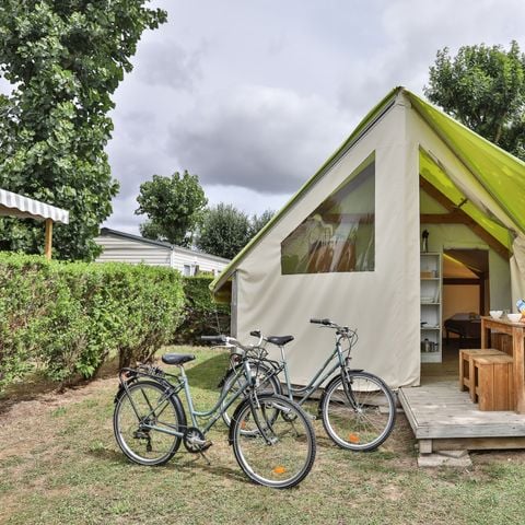 Canvas and wooden tent 5 persons - Sahari 3 Rooms 5 Persons Without sanitary facilities