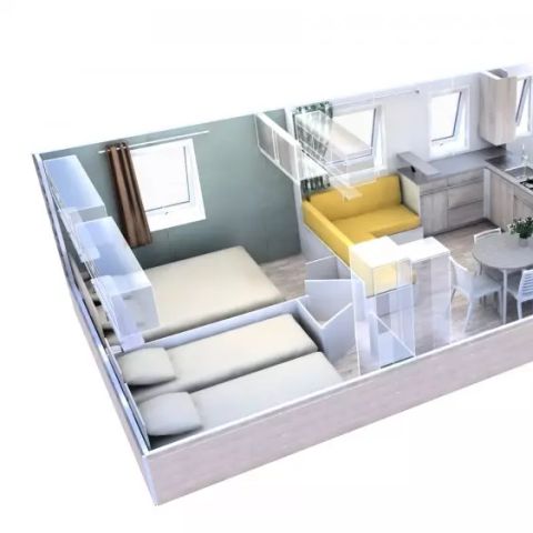 Mobilhome 8 personas - Premium 5 Habitaciones 8 Personas