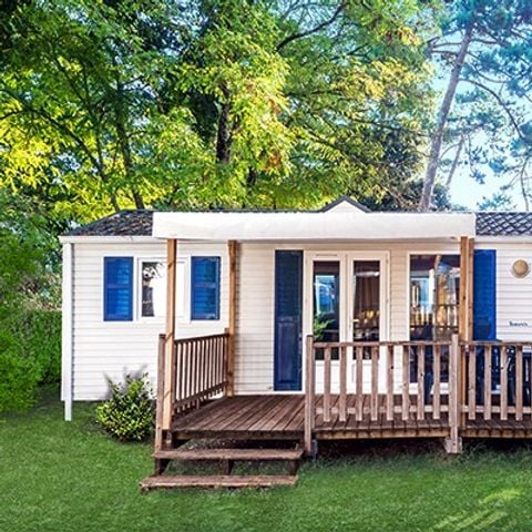 Stacaravan 4 personen - Stacaravan | Klassiek | 2 Slaapkamers | 4 Pers. | Verhoogd terras