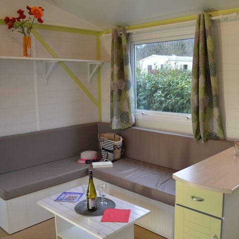 Stacaravan 6 personen - Standaard - 2 slaapkamers - TV