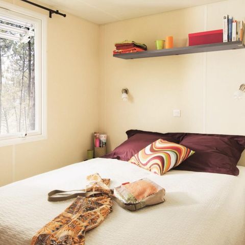 Stacaravan 6 personen - 4/6P Comfort + Houten terras