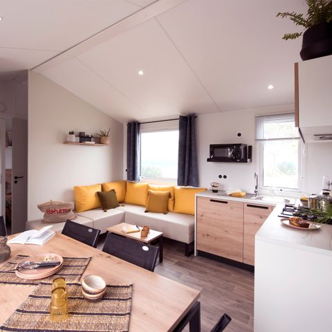 CASA MOBILE 8 persone - Tribu CONFORT Aria condizionata - Lato canale