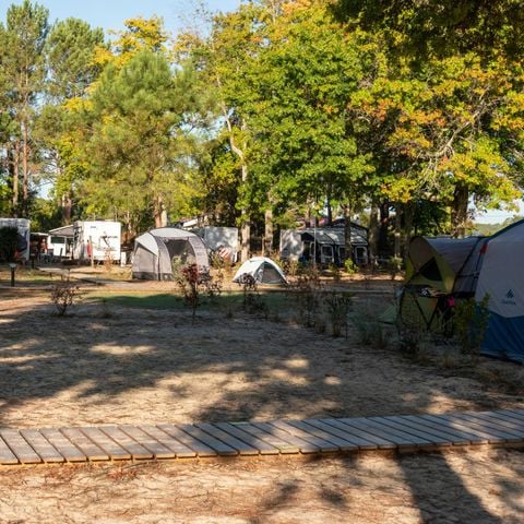 Kampeerplaats - Tent met elektriciteit - Aan het meer - Toegang voor voetgangers