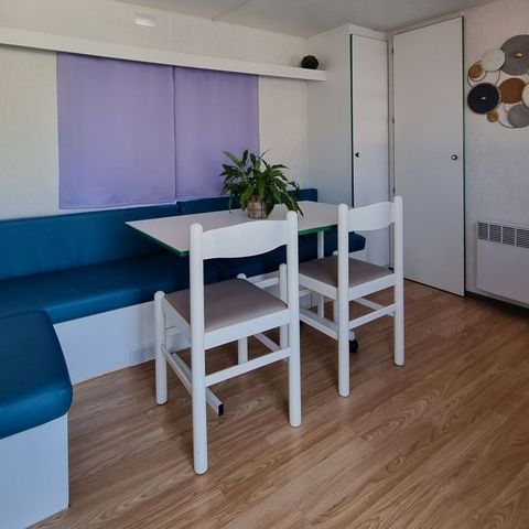 Stacaravan 4 personen - 2 kamers met sanitair