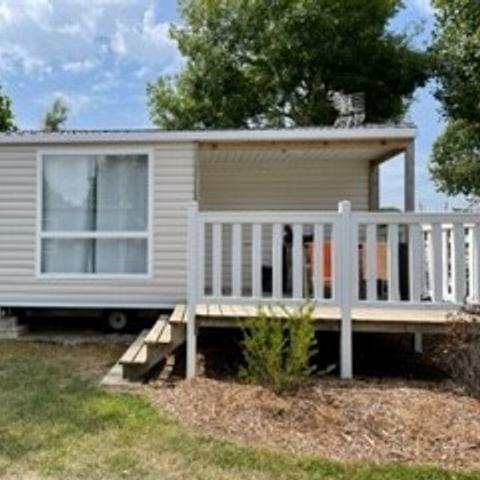 MOBILHOME 4 personas - OCIO Y COMODIDAD 2 hab. - 20 m² - Terraza integrada para 4 personas