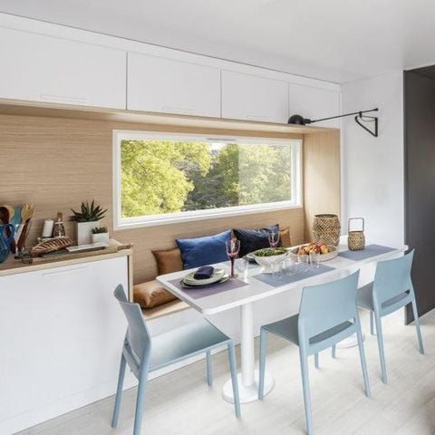 Mobilhome 4 personnes - SUNELIA LUXE TAOS 2 chambres - 40m² - Pergola exotique 4 pers