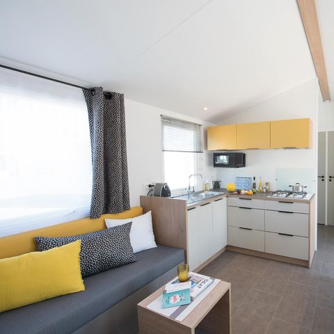 Mobilheim 8 Personen - SAM - SUNELIA PRESTIGE 4Z/ 8P - 40m² - Überdachte Terrasse