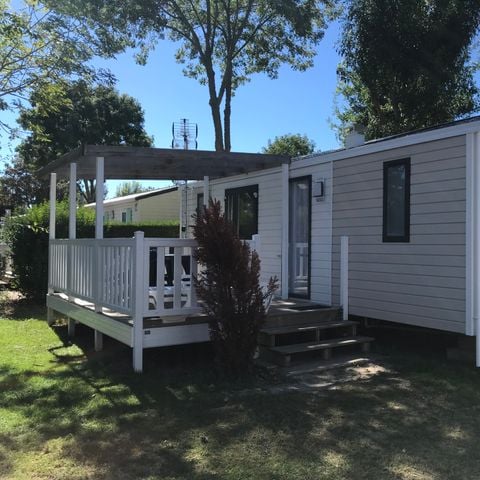 Mobilhome 4 personnes - Dimanche - COTTAGE CONFORT 2 chambres - 30m² - Terrasse couverte 4 pers
