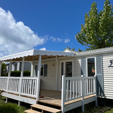 Mobilheim 6 Personen -  SAM - LOISIR CONFORT 3Zi/ 6P - 36m² - Überdachte Terrasse