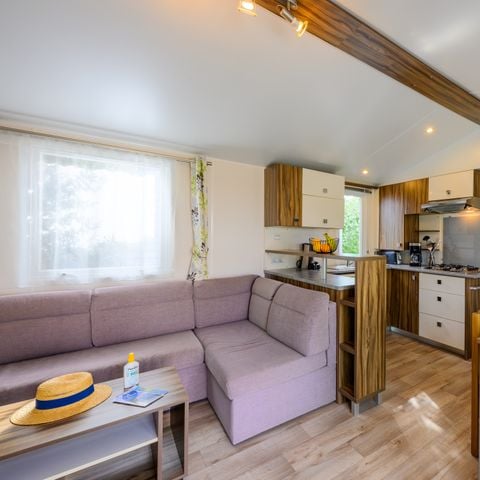 Mobilhome 6 personnes - LOISIR CONFORT 3 chambres - 36m² - Terrasse couverte 6 pers