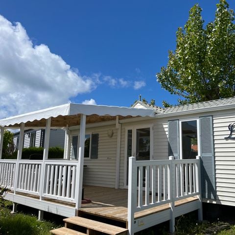 Mobilhome 6 personnes - Dimanche - LOISIR CONFORT 3 chambres - 36m² - Terrasse couverte 6 pers