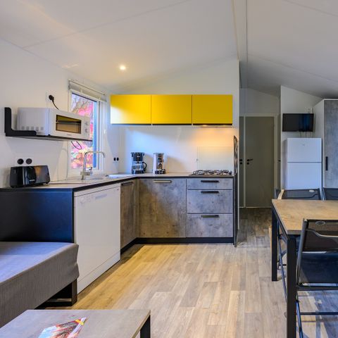 Mobilheim 8 Personen - DIM - SUNELIA PRESTIGE 4Zi/ 8P - 40m² - Überdachte Terrasse