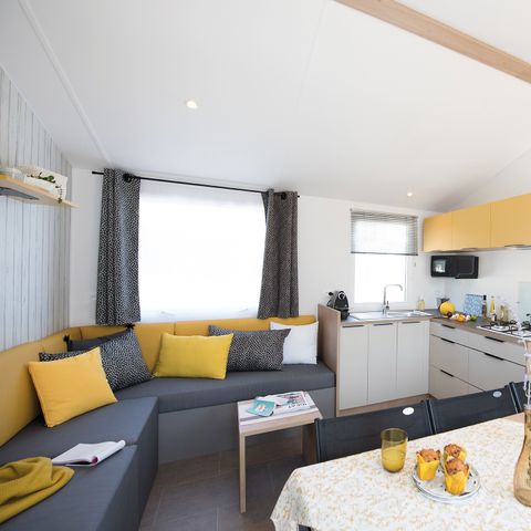 Stacaravan 8 personen - DIM - SUNELIA PRESTIGE 4bed / 8p - 40m² - Overdekt terras