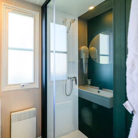 Mobilhome 6 personnes - Dimanche - SUNELIA PRESTIGE + CLIM 3 chambres - 36m² - Terrasse couverte