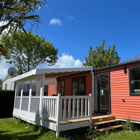 Mobilhome 6 personnes - Dimanche - SUNELIA PRESTIGE + CLIM 3 chambres - 36m² - Terrasse couverte