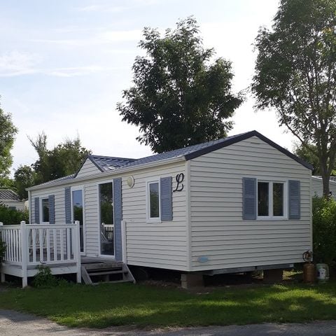 Mobilhome 6 personnes - COTTAGE CONFORT 3 chambres - 35m² - Terrasse parasol 6 pers