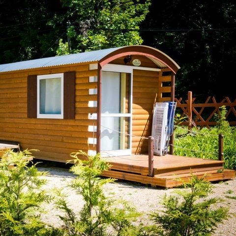 Accommodatie 2 personen - Insolite Premium Roulotte Arizona - 1 kamer - 17m²