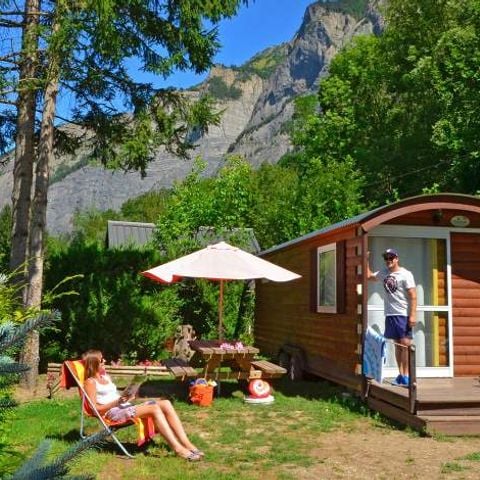 Accommodatie 2 personen - Insolite Premium Roulotte Arizona - 1 kamer - 17m²