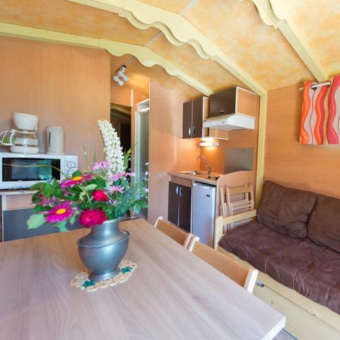 Accommodatie 2 personen - Insolite Premium Roulotte Arizona - 1 kamer - 17m²