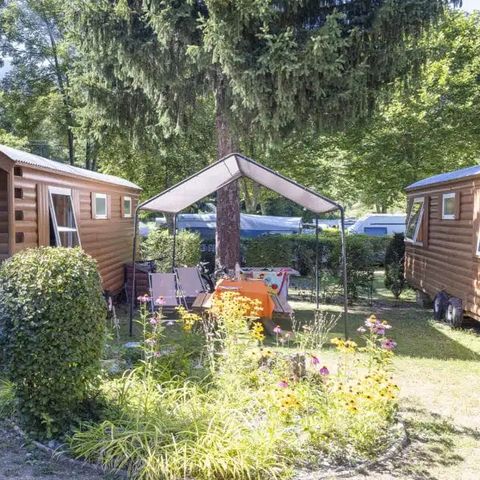 UNIEKE ACCOMMODATIE 4 personen - Insolite Nature Roulotte les Ecrins 1 slaapkamer2/4 personen 17m2 2/4 pers