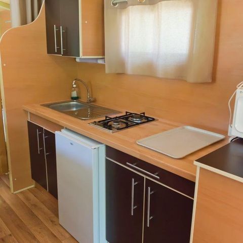 Hébergement 2/4 personnes - Insolite Nature Roulotte les Ecrins - 1 chambre - 17m2 2/4 pers