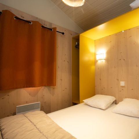 CHALET 5 personnes - Chalet Montana Confort 35m² - 2 chambres + terrasse 8m² + plancha + TV -