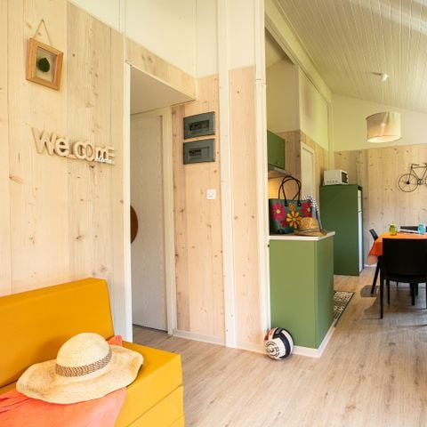 CHALET 5 personnes - Chalet Montana Confort 35m² - 2 chambres + terrasse 8m² + plancha + TV -