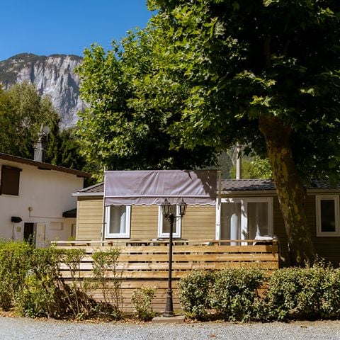 Mobilheim 6 Personen - Belledonne Premium 32m² - 3 Schlafzimmer + nicht überdachte Terrasse + Plancha + Geschirrspüler -.