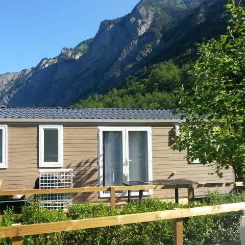 Stacaravan 2/6 personen - Confort Belledonne - 3 kamers - 32m²