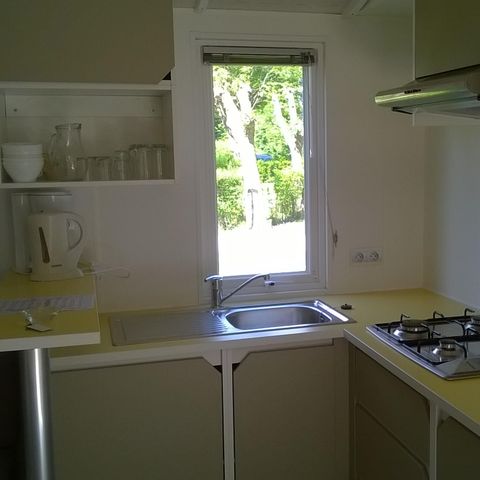 Stacaravan 2/6 personen - Confort Belledonne - 3 kamers - 32m²