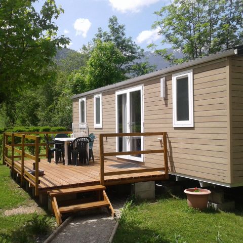 Stacaravan 2/6 personen - Confort Belledonne - 3 kamers - 32m²