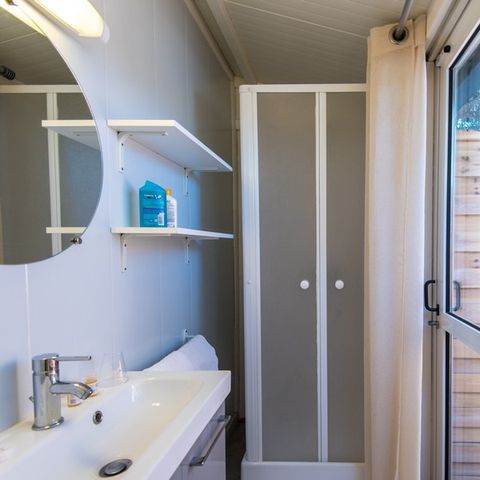 Mobile home 4 persons - Cottage 2 bedrooms - CLIM - TV - WIFI - PLANCHA