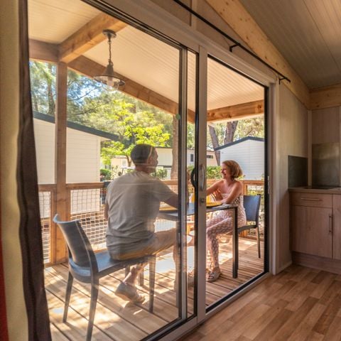 MOBILHOME 2 personas - Verano 18m² - 1 habitación - Aire acondicionado