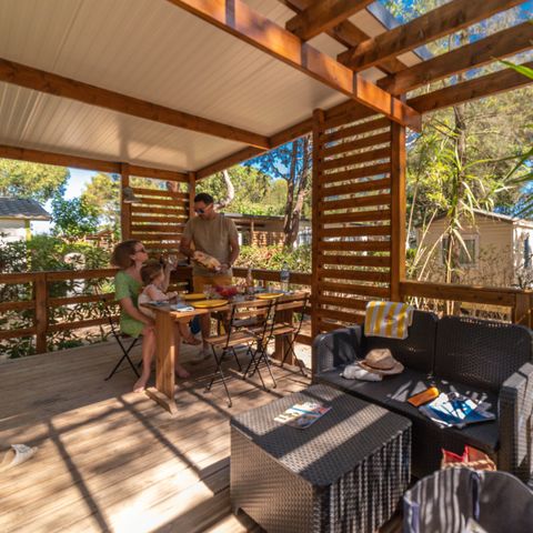 CASA MOBILE 4 persone - Lodge 24m² - 2 camere da letto - aria condizionata