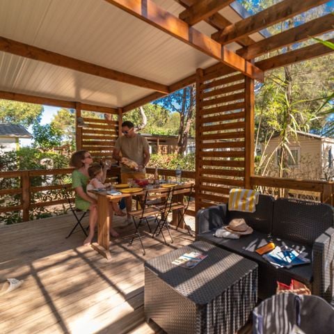 Mobile home 4 persons - Lodge 24m² - 2 bedrooms - air-conditioned