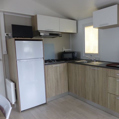 Mobile home 5 persons - Comfort 2 bedrooms - Semi-covered terrace
