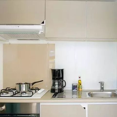 MOBILHOME 6 personas - Confort | 3 Dormitorios | 6 Pers | Terraza elevada | Aire acondicionado