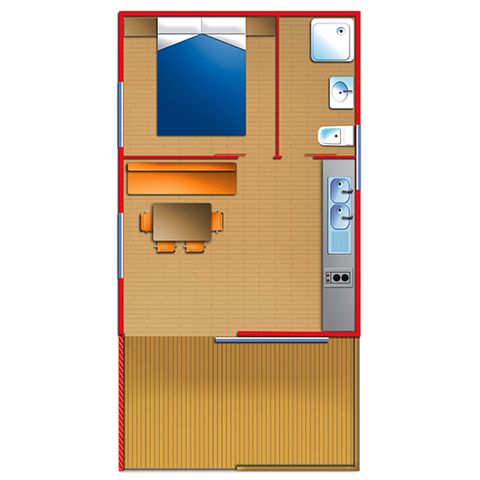 Mobile home 2 persons - ATLANTICO 2