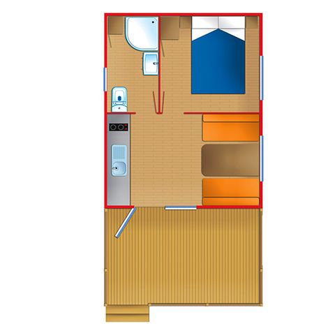 MOBILHOME 2 personnes - VENUS 2