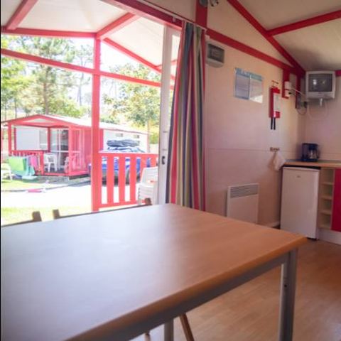 Bungalow 2 personen - ATLANTICO - 21m2 - 2 kamers - 1 slaapkamer