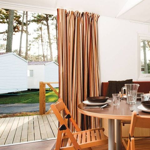 Stacaravan 6 personen - Mobile-home | Comfort | 3 Slaapkamers | 6 Pers. | Verhoogd terras | Airconditioning