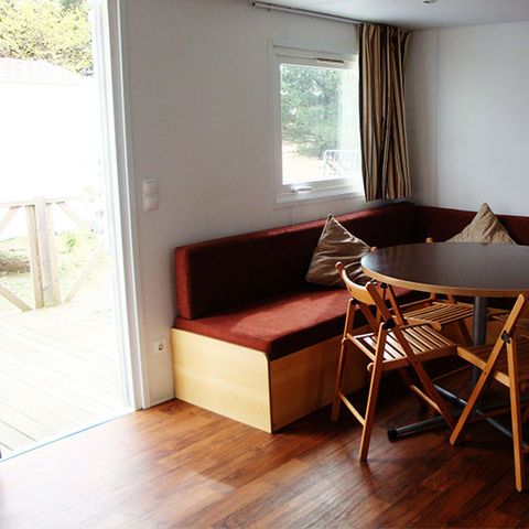 Stacaravan 7 personen - MOBIL HOME MARTE 7 PERS, 34m2, 4 kamers, 3 slaapkamers