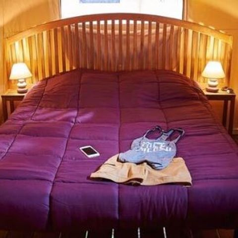Tente en toile et en bois 5 personnes - Kenya Confort + – 2 chambres / 5 p