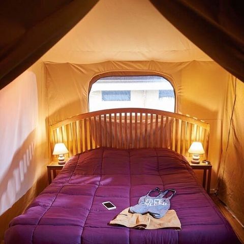 Tente en toile et en bois 5 personnes - Kenya Confort + – 2 chambres / 5 p