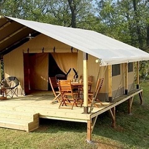 TENTE TOILE ET BOIS 5 personnes - Kenya Confort + – 2 chambres / 5 p
