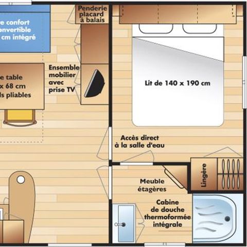 MOBILHOME 4 personas - Amapolas