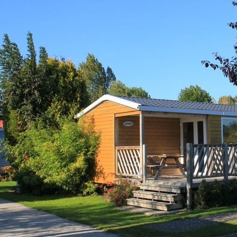 Mobilheim 4 Personen - Loggia 25m² + Terrasse - 2 Schlafzimmer